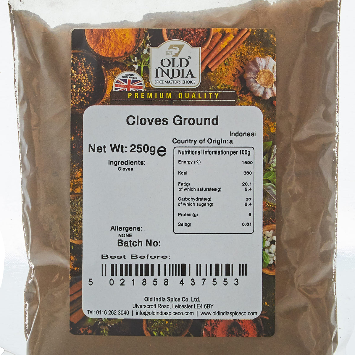 Old India Ground Cloves - 250g 2