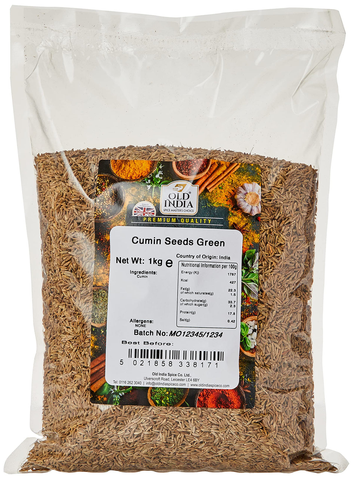 Old India Cumin Seeds - 1 kg
