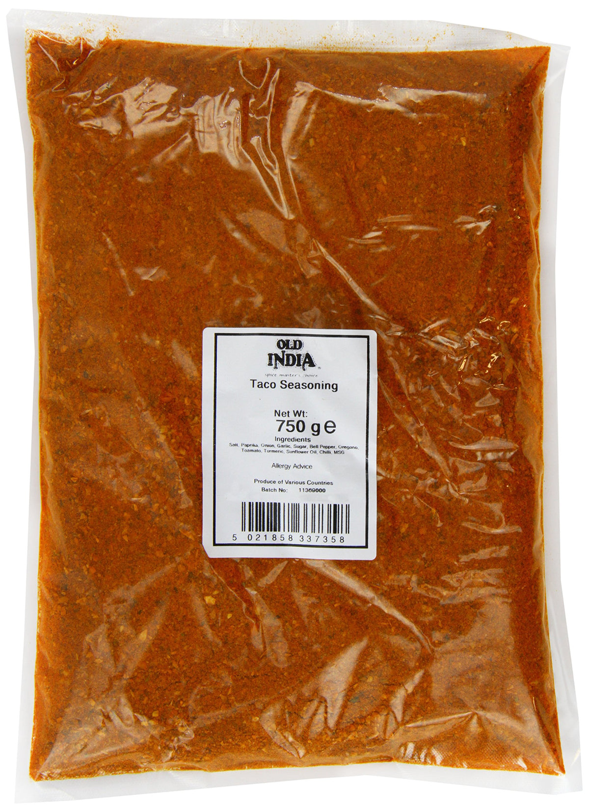 Old India Taco Seasoning - 100% Natural, GMO Free | 750g 1