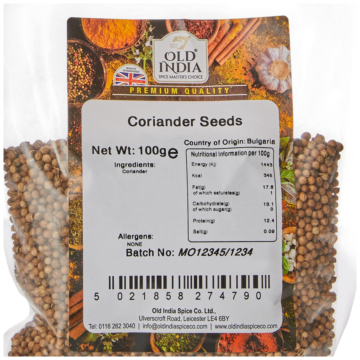 Old India Coriander Seeds - 100g | Natural, Additive-Free, GMO-Free 2