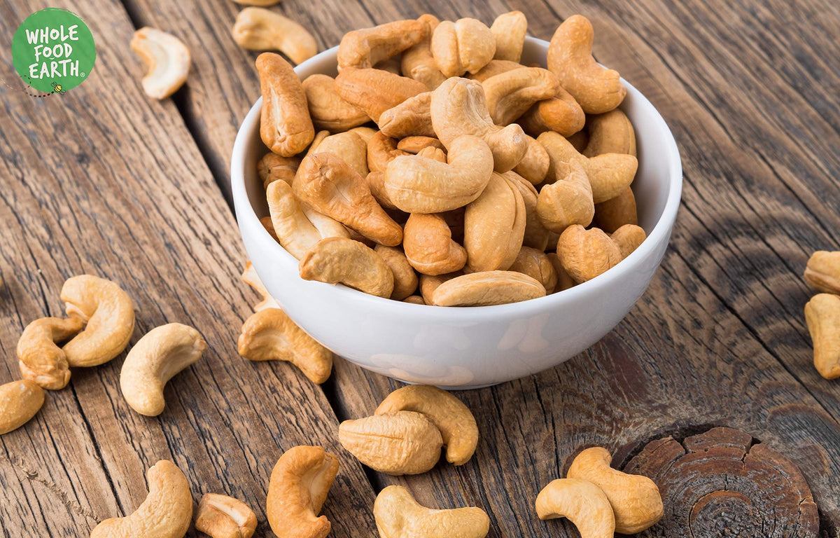Wholefood Earth Whole Cashew Nuts - 500g | GMO Free | Natural Source of Protein 3