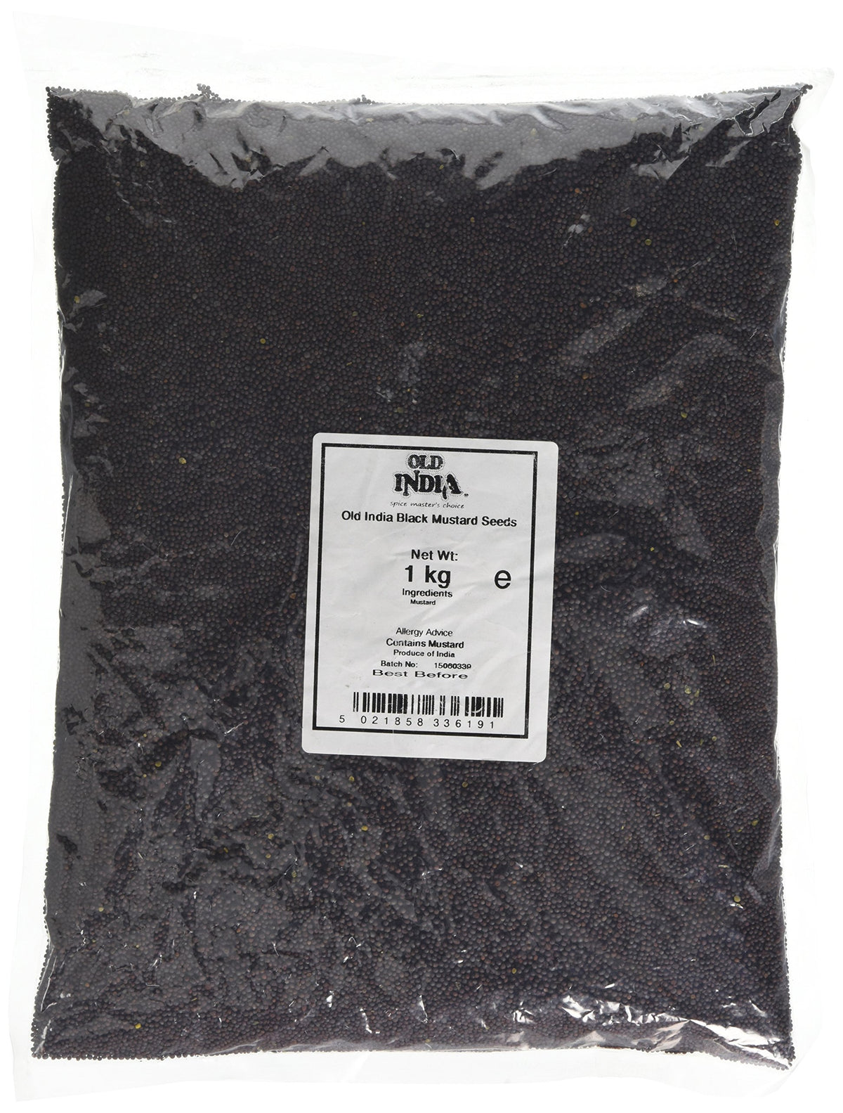 Old India Black Mustard Seeds - 1kg Bag | Natural & GMO Free