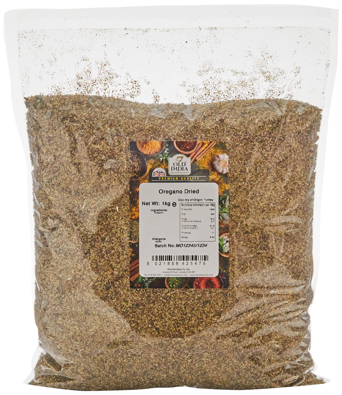Old India Dried Oregano - 1 kg 1