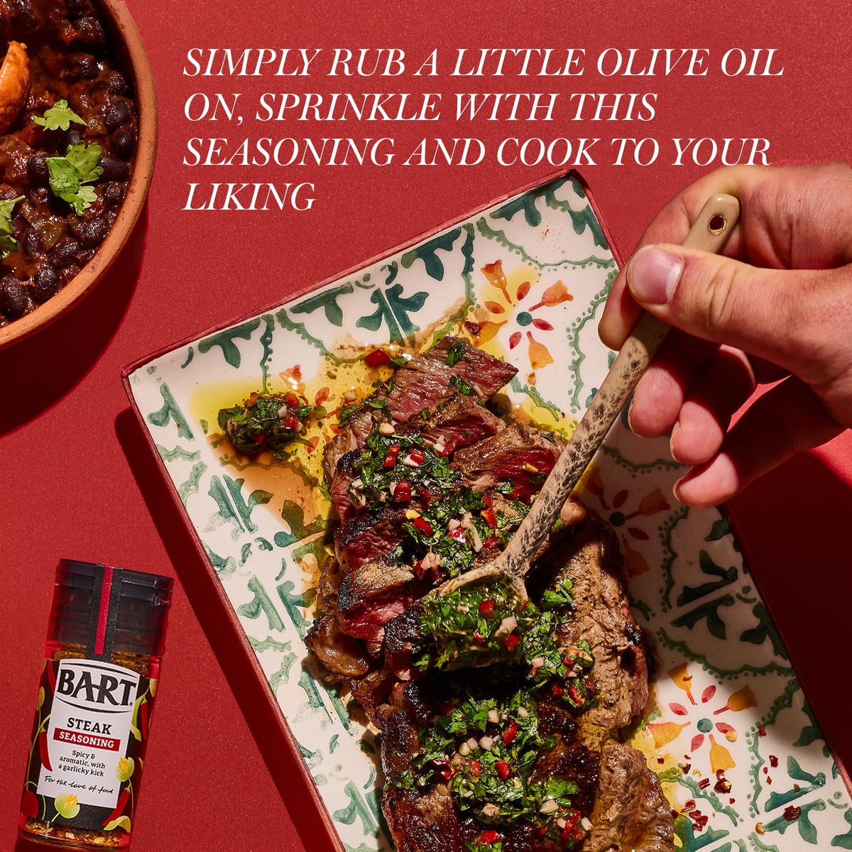 BART Steak Seasoning - Warming Onion & Garlic Blend | 6 x 46g Jars 3