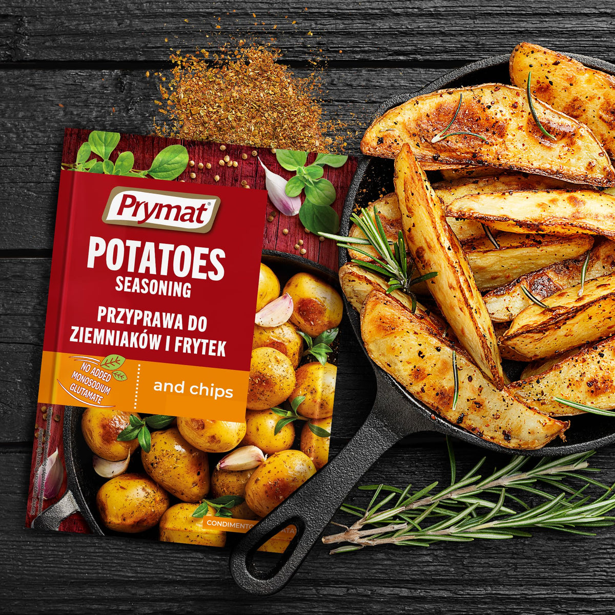 Prymat Potato & Chips Seasoning - Blend of Herbs & Spices, 25 Sachets x 25g 4