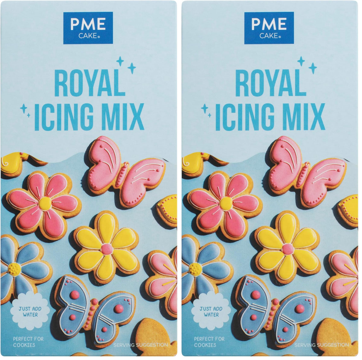 PME Glossy Royal Icing Mix - 450g Powder | Kosher & Halal Suitable | Pack of 2