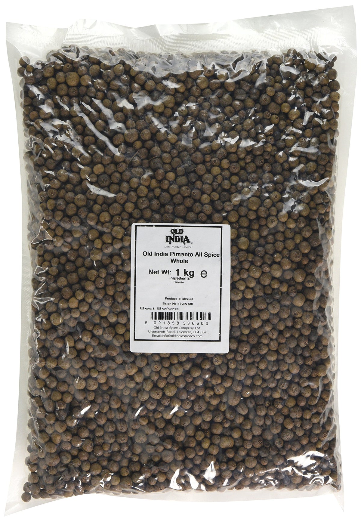Old India Pimento Allspice Whole Berries - 1 kg
