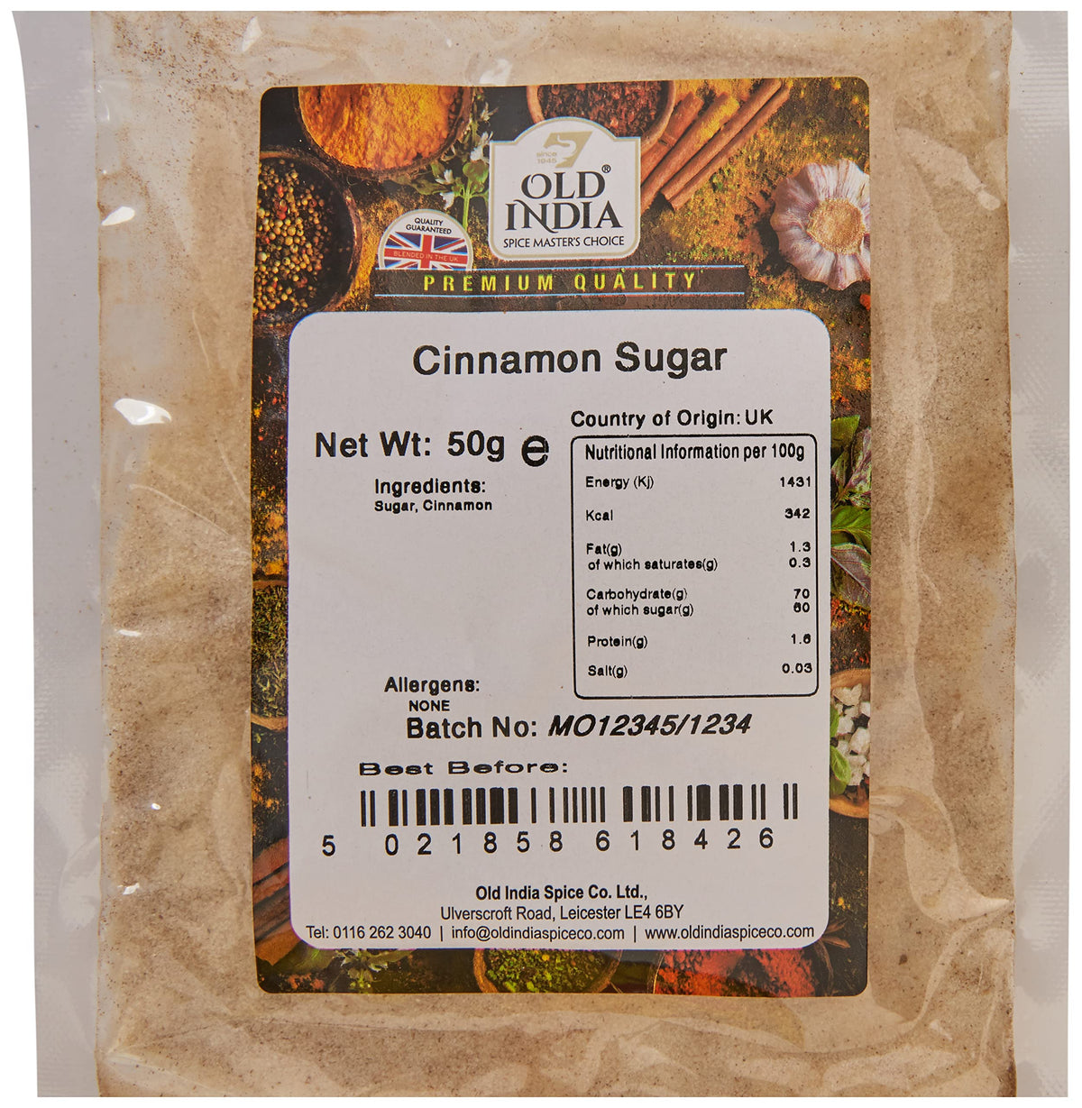 Old India Cinnamon Sugar - 50g 2