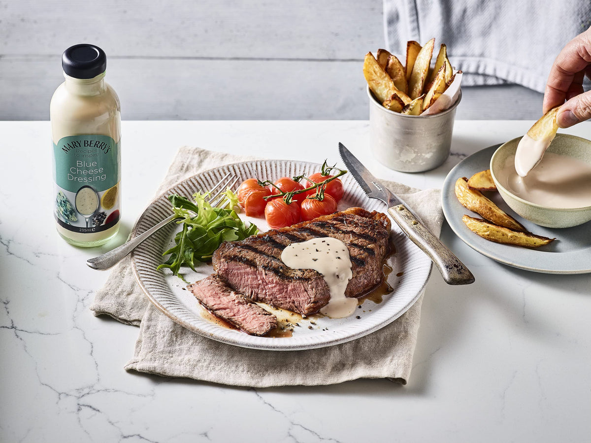 Mary Berry's Blue Cheese Dressing - Rapeseed Oil, Red Wine Vinegar | Pack of 2 x 235 ml | Vegetarian Society Approved 5