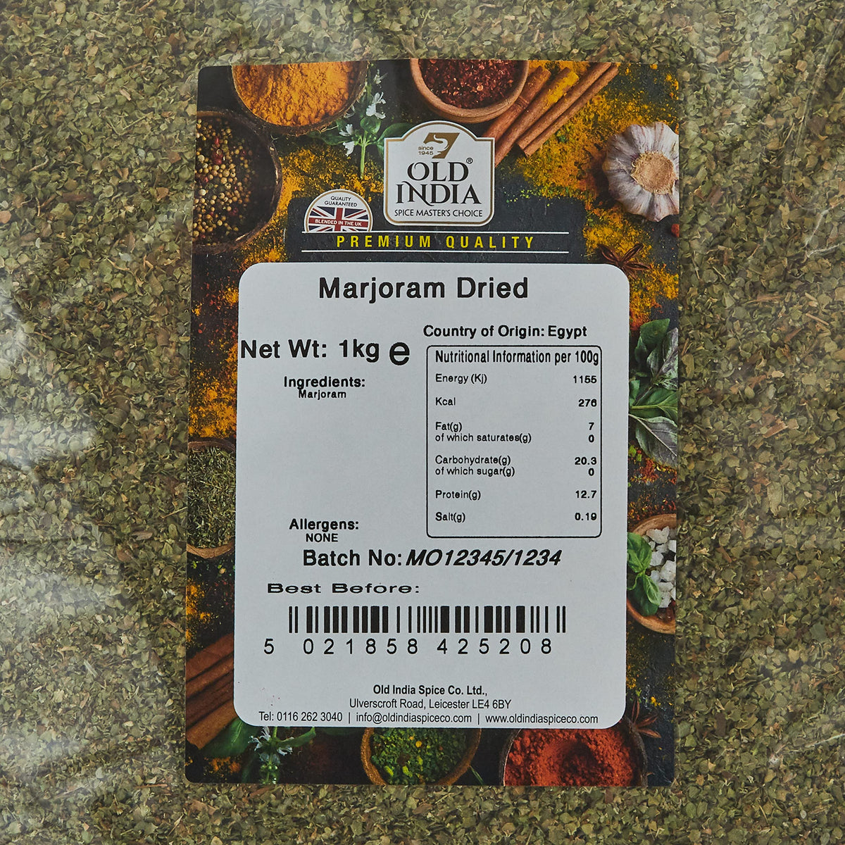 Old India Dried Marjoram - 1 kg 2