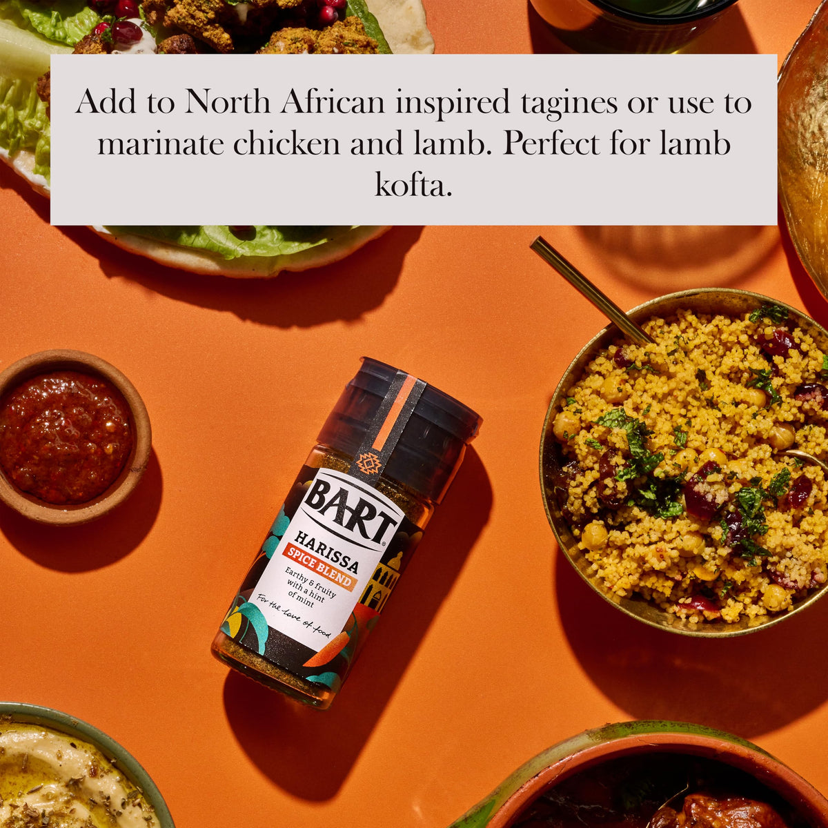 BART Harissa Spice Blend - 6 x 36g Jars | Warm & Aromatic | North African & Middle Eastern Cooking 3