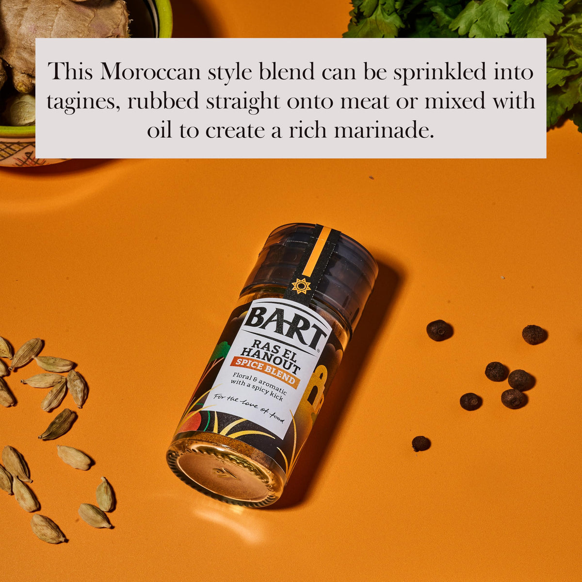 BART Ras El Hanout Spice Blend - 6 x 35g Jars | Moroccan Style | Aromatic & Floral 3