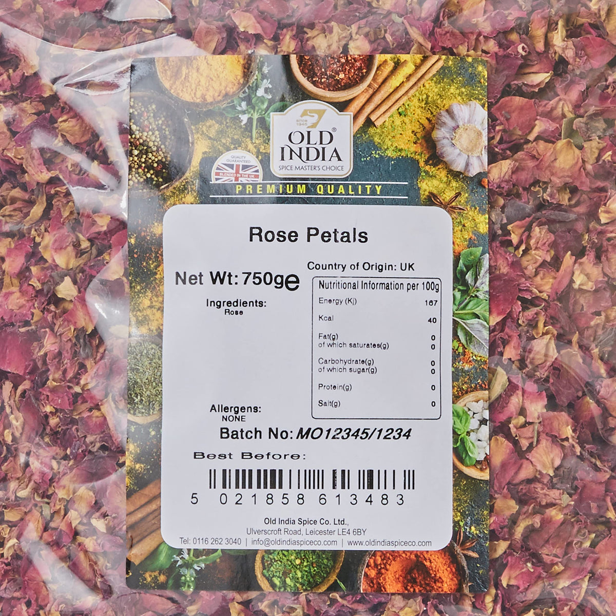 Old India Rose Petals - 750g 2