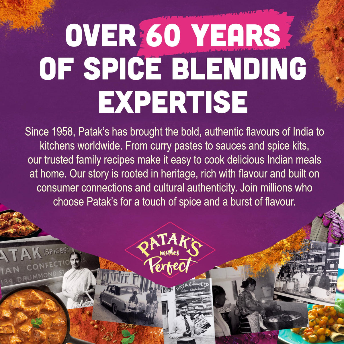 Patak's Tikka Masala Curry Paste Pots - Medium Spice, Gluten Free, Vegan | 4 x 70g Pots 5