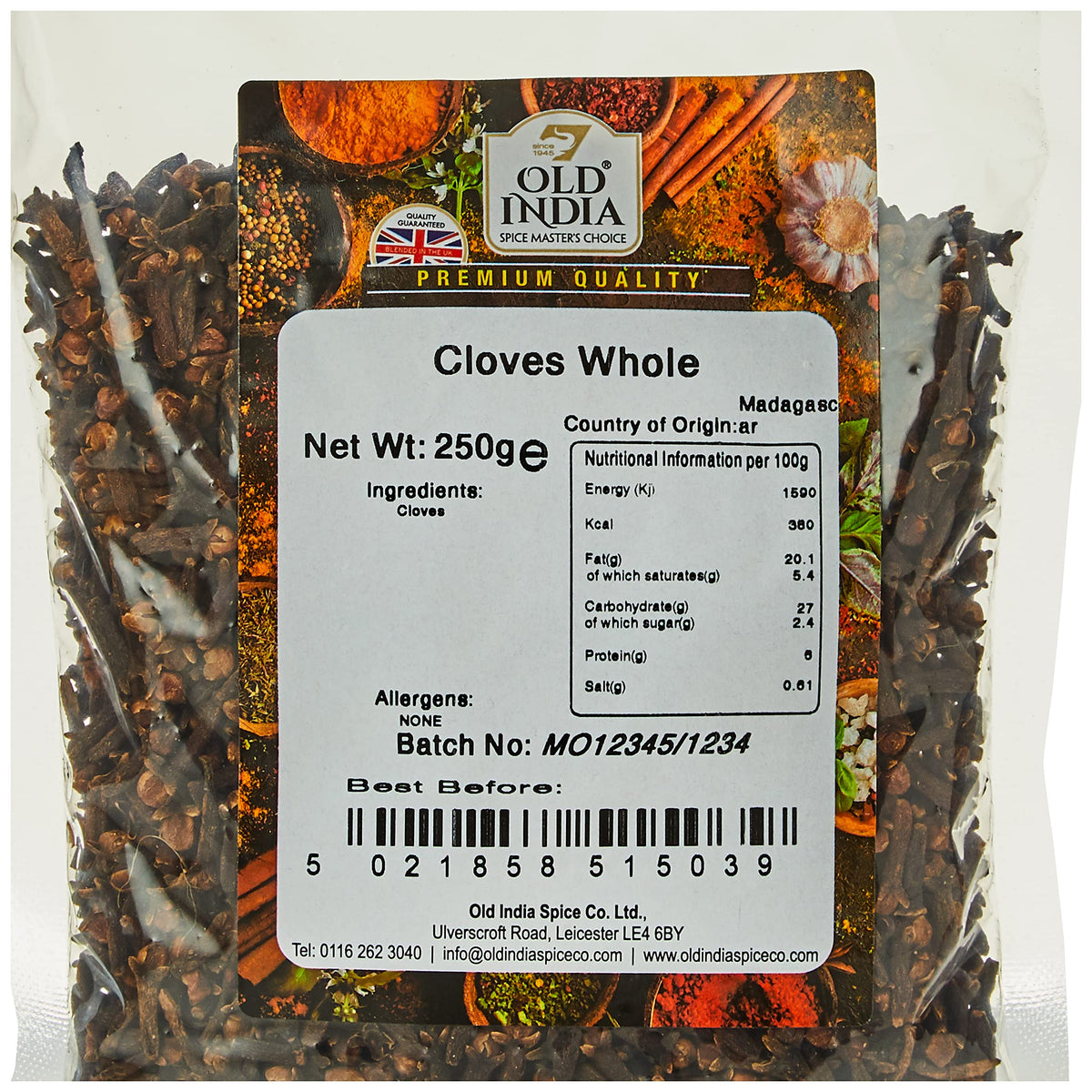 Old India Cloves Whole - 250g | Natural, Additive-Free, GMO-Free 2