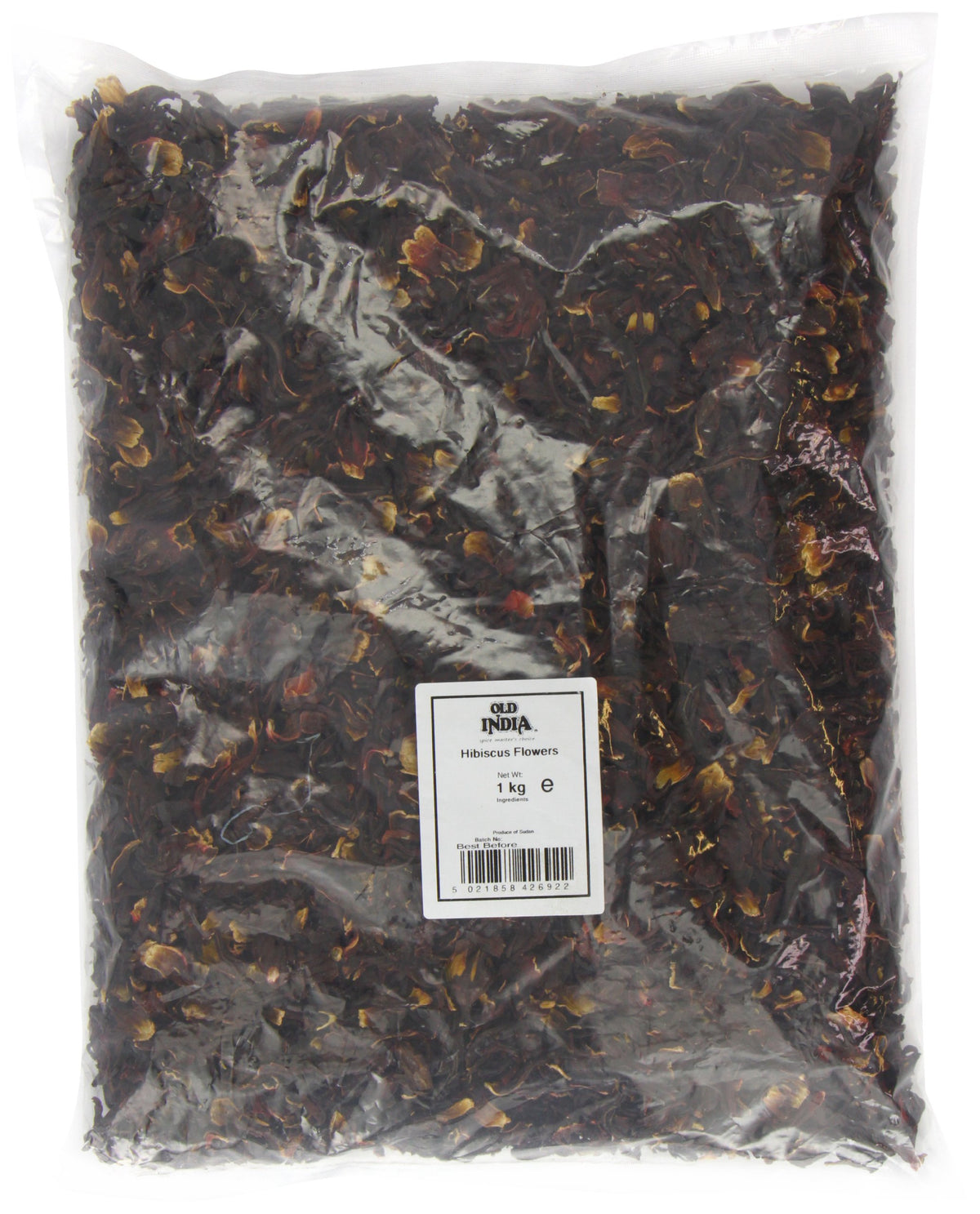 Old India Hibiscus Flowers - 1kg Natural Dried Petals for Culinary Use 1