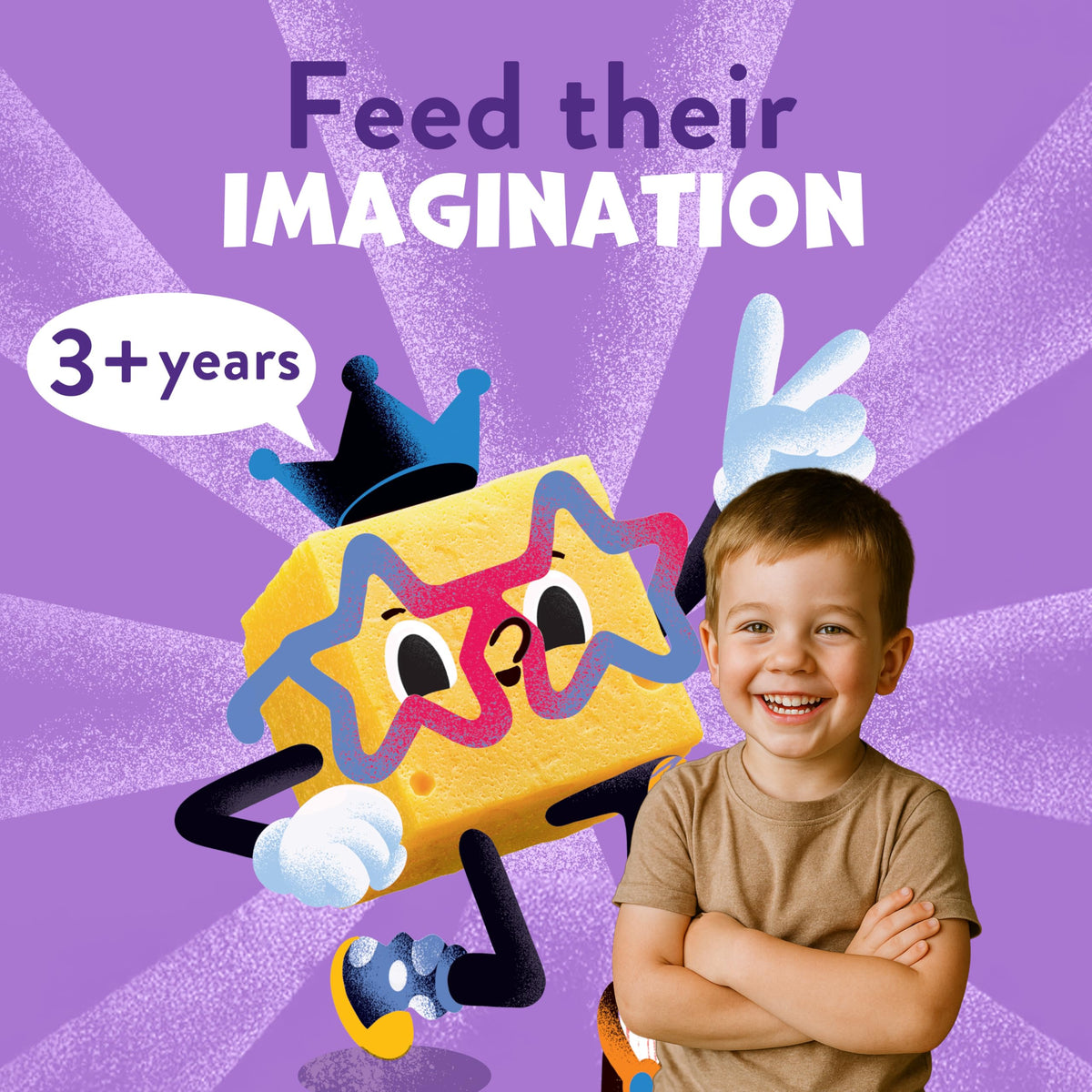Goodies Dino Puffs Cheese & Onion Wholegrain Snacks - 3 x 12g Packs, For Ages 3+ 5