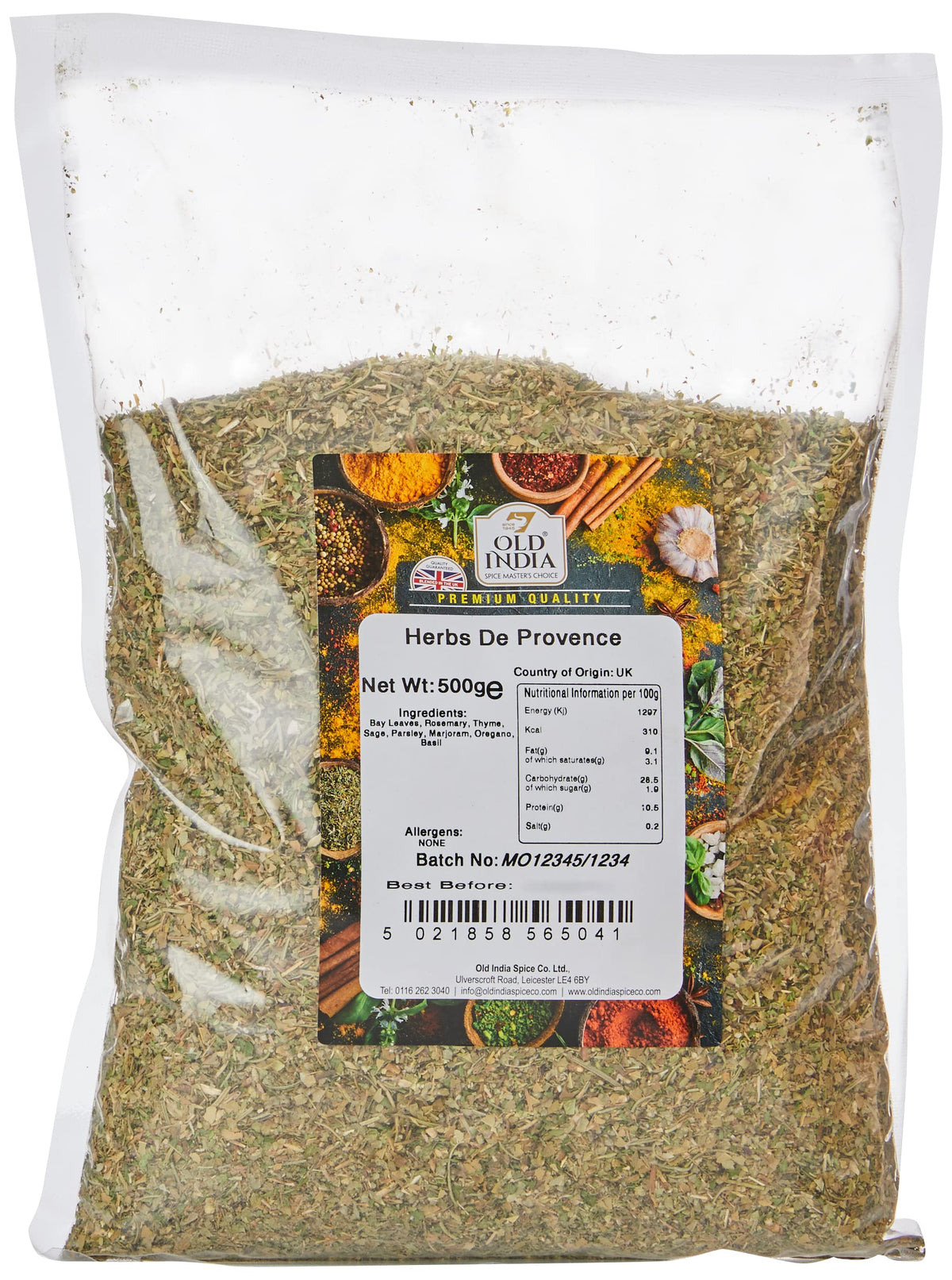 Old India Herbs De Provence - 500g Mixed Herbs | Natural, Additive-Free 1