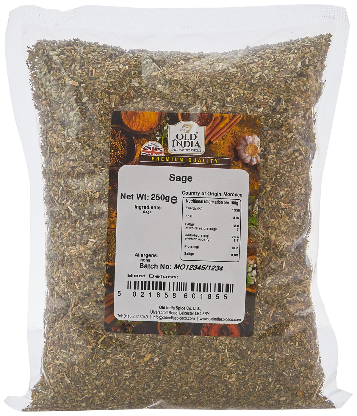 Old India Sage Leaf - 100% Natural, Additive-Free | 250g 1