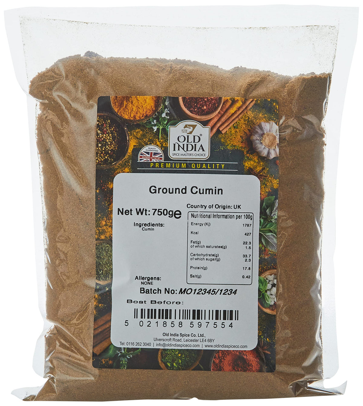 Old India Ground Cumin Powder - 100% Natural, Additive-Free | 750g 1