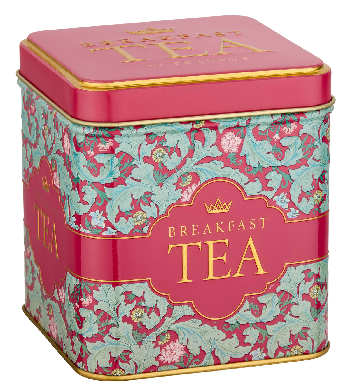 New English Teas Victorian Garden Tea Tin - 32 English Breakfast Teabags 3