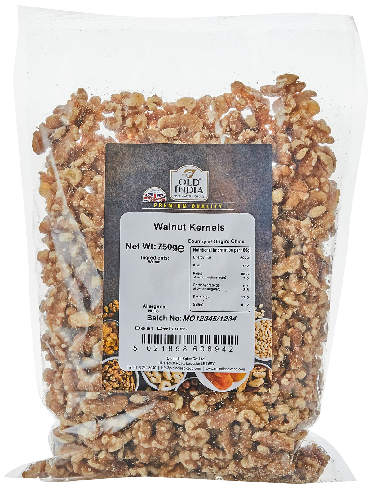 Old India Walnut Kernels - 100% Natural, Additive-Free | 750g 1