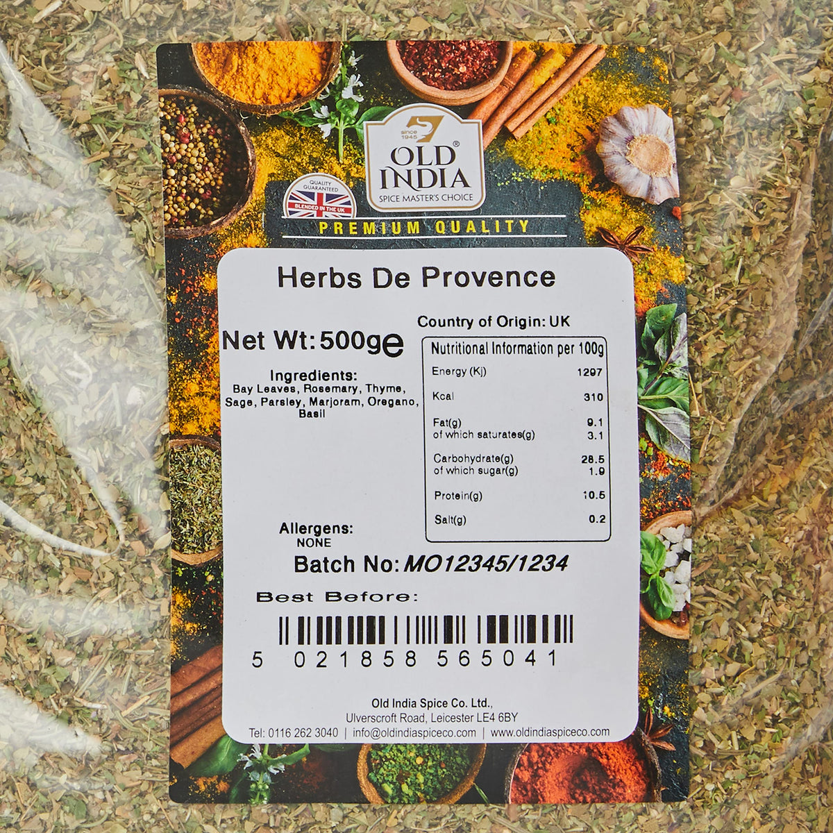 Old India Herbs De Provence - 500g Mixed Herbs | Natural, Additive-Free 2
