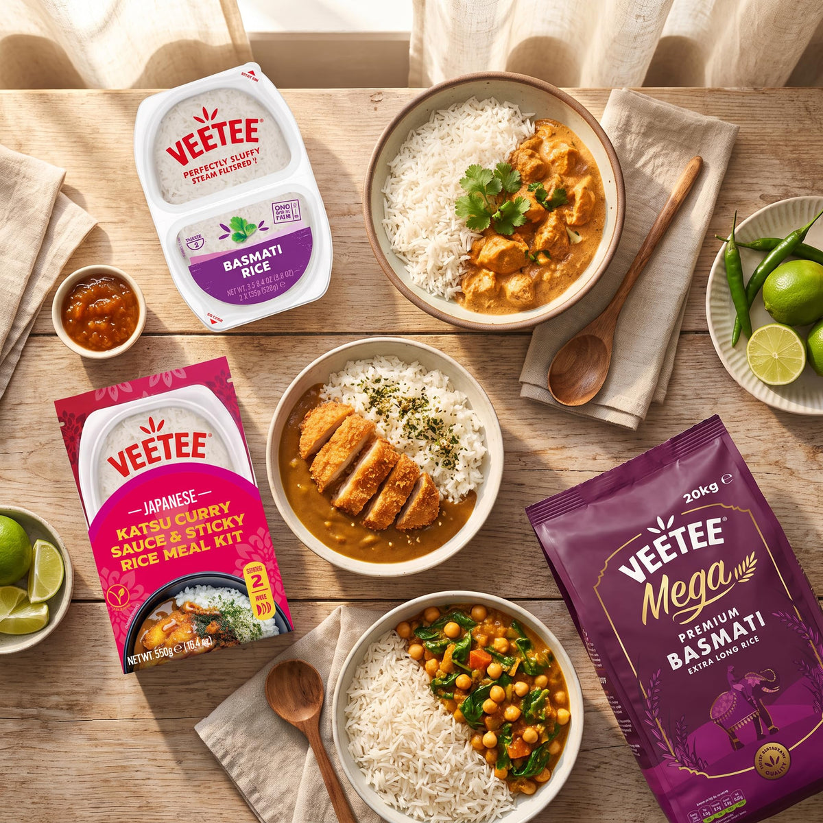 VEETEE Basmati Rice Pots - 6 Pack | 2 x 125g Pots per Pack | Ready in 60 Seconds 7