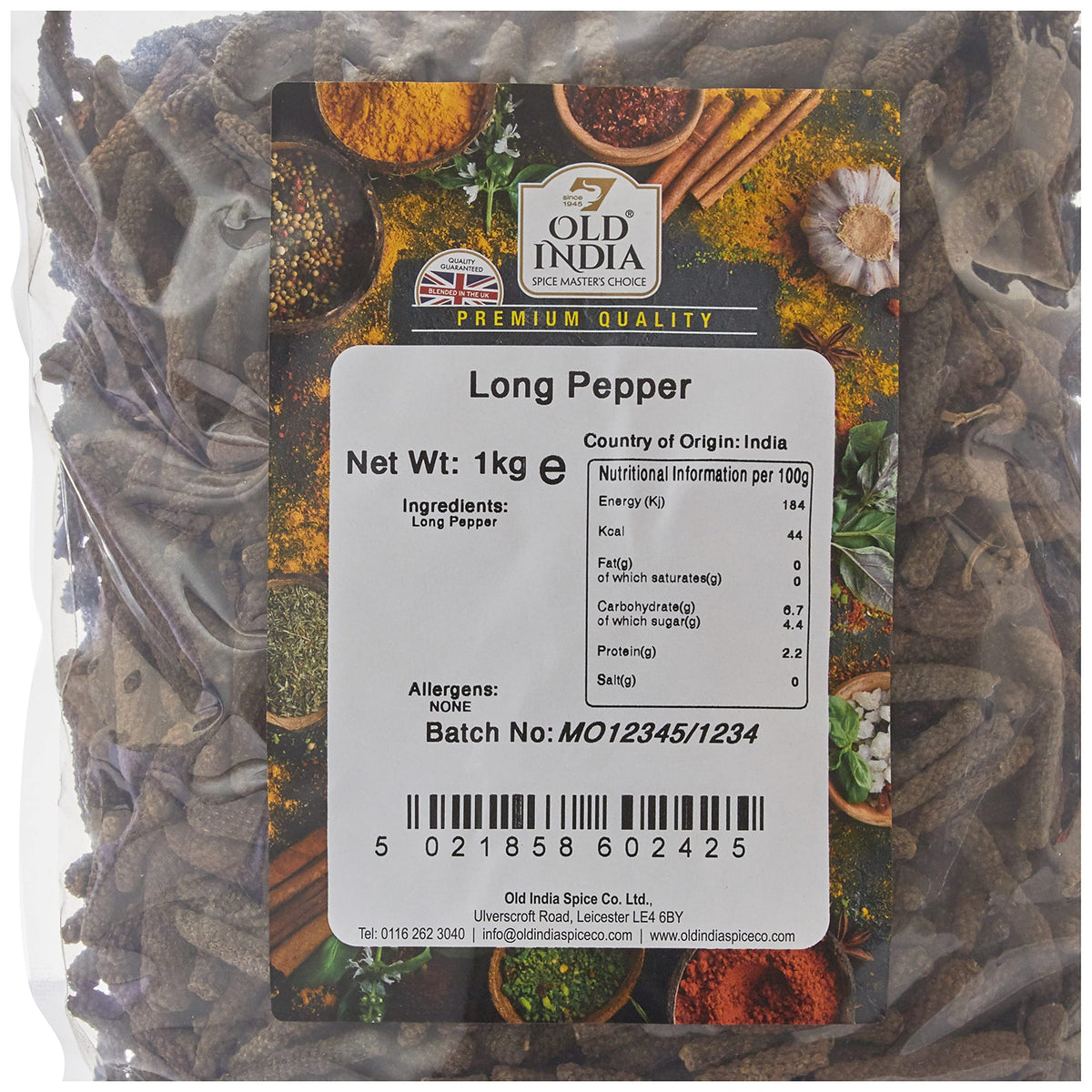 Old India Long Pepper - 1kg | Natural, Additive-Free, GMO-Free 2