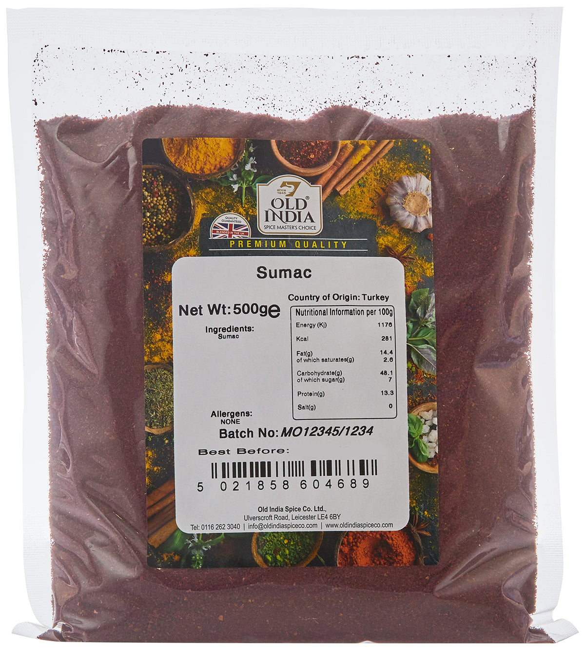 Old India Sumac - 100% Natural, Additive-Free | 500g 1