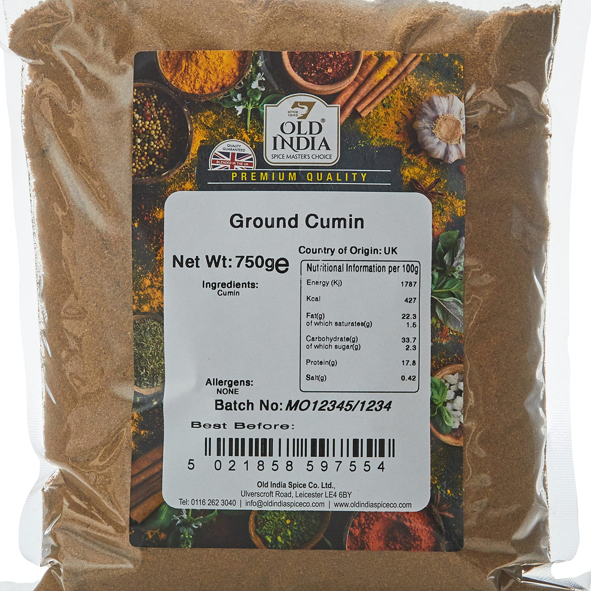 Old India Ground Cumin Powder - 100% Natural, Additive-Free | 750g 2
