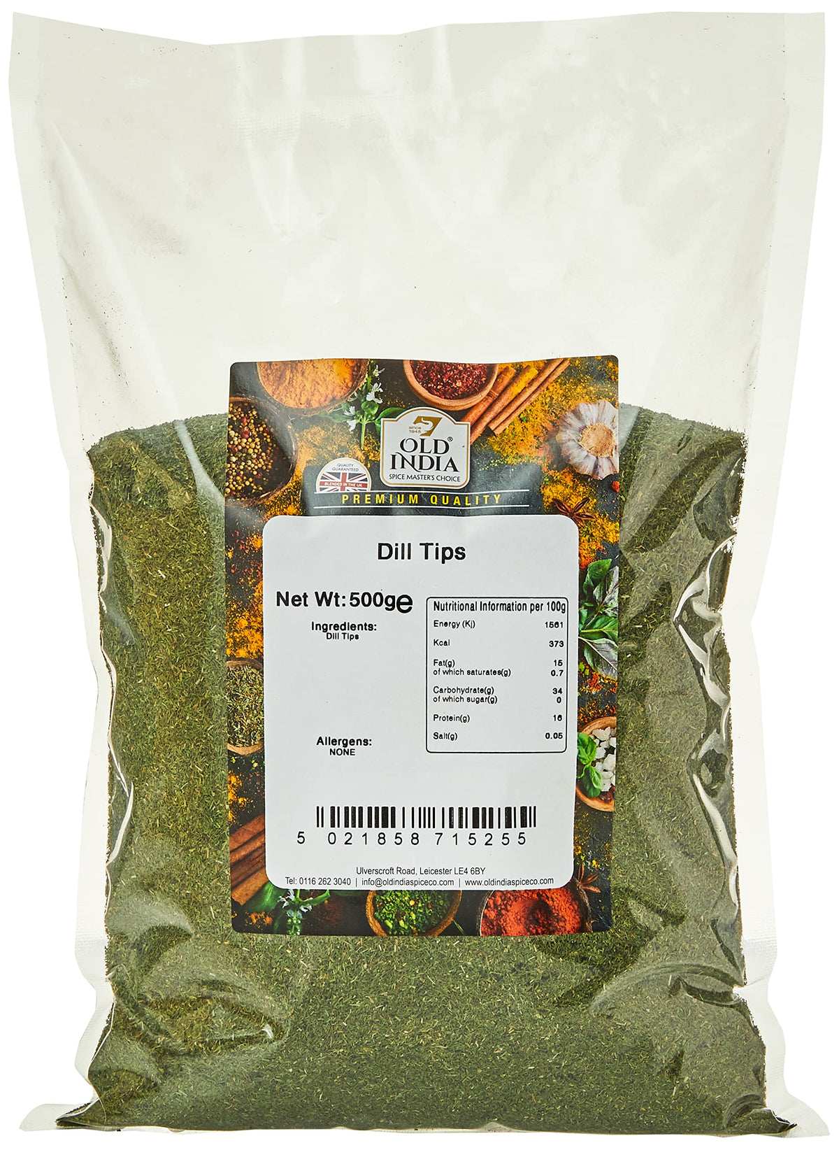 Old India Dill Tips - 100% Natural, Additive-Free, GMO-Free | 500g 1