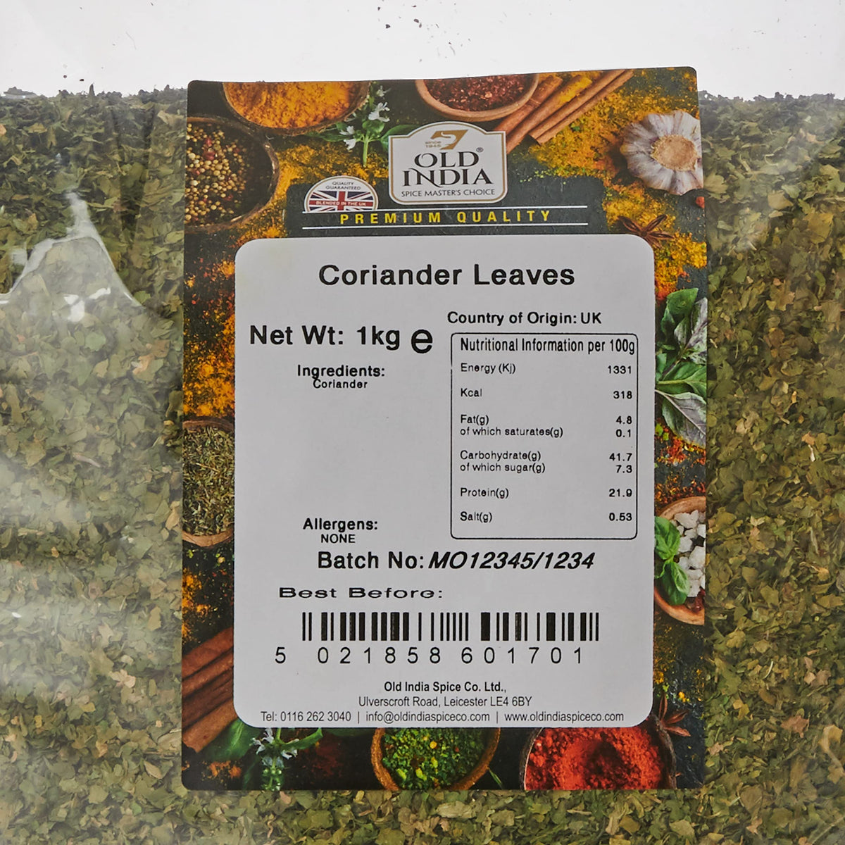 Old India Coriander Seeds - 1kg Bag 2