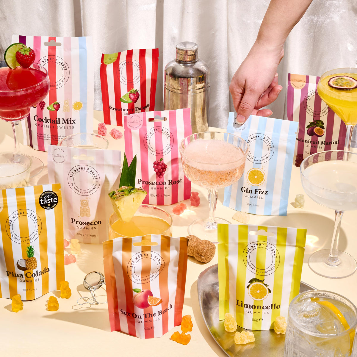 Ask Mummy & Daddy Passionfruit Martini Pouch - 50g 5