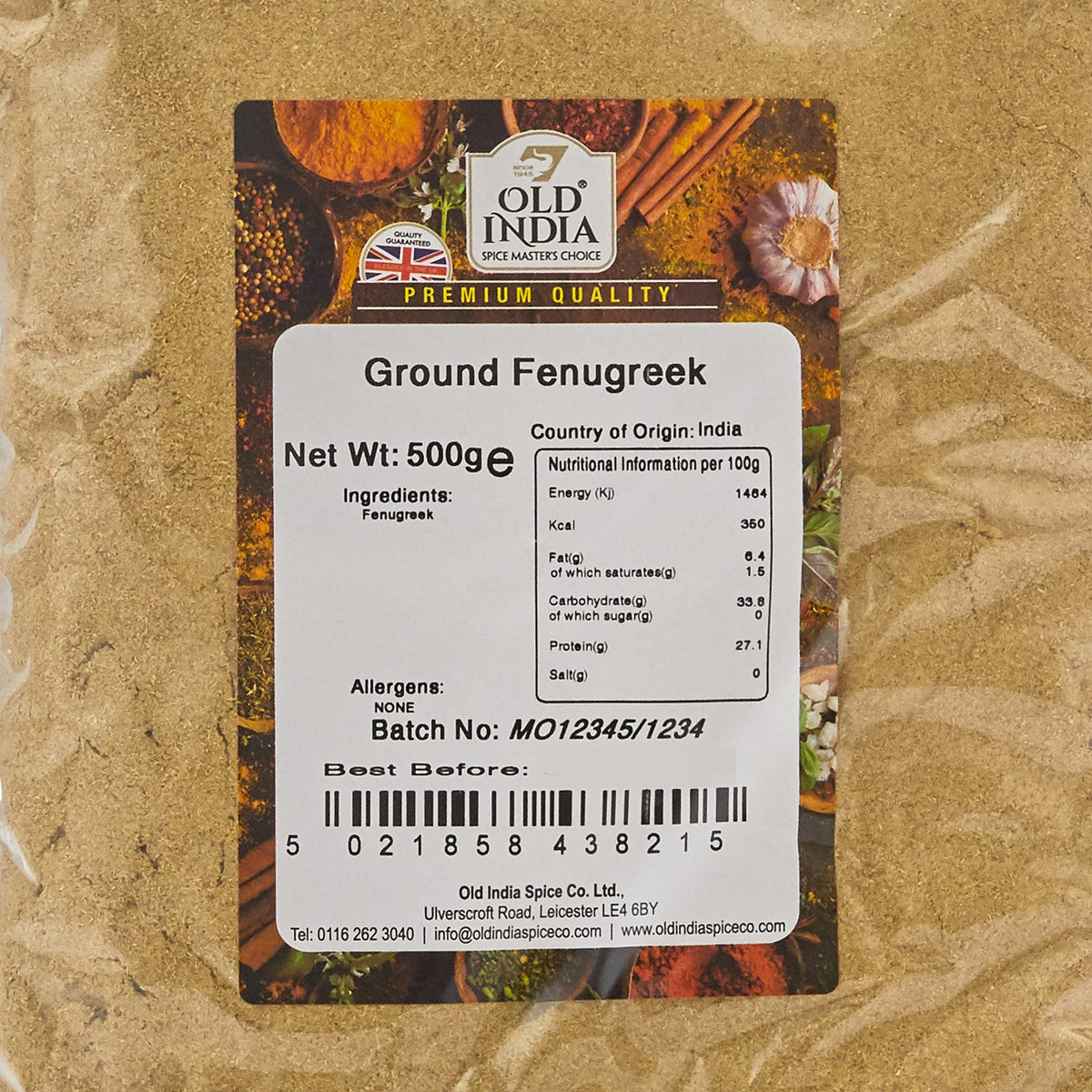 Old India Ground Fenugreek - 100% Natural, Additive-Free | 500g 2