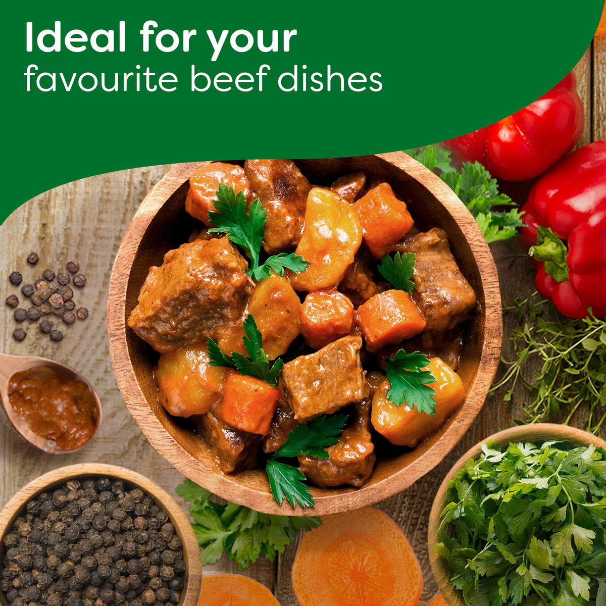 Knorr Beef Stock Cubes - Gluten-Free, Rich Beef Flavour, 8 Cubes (320g) 3