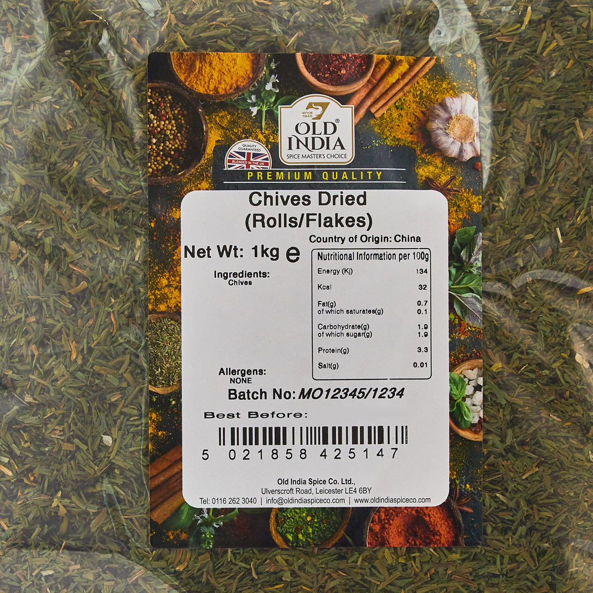 Old India Dried Chives Flakes - 1 kg 2