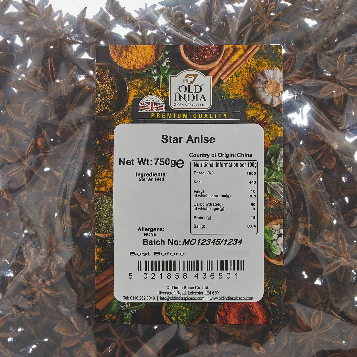 Old India Star Anise - 750g | Natural, Additive-Free, GMO-Free 2