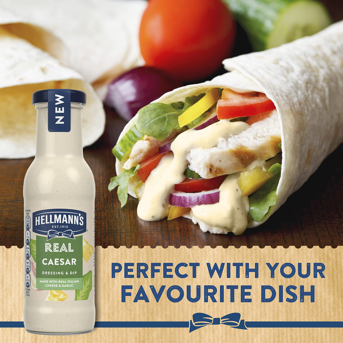 Hellmann's Caesar Salad Dressing - Creamy & Tangy | Made with Real Italian Cheese & Garlic | 250 ml (Pack of 3) 5