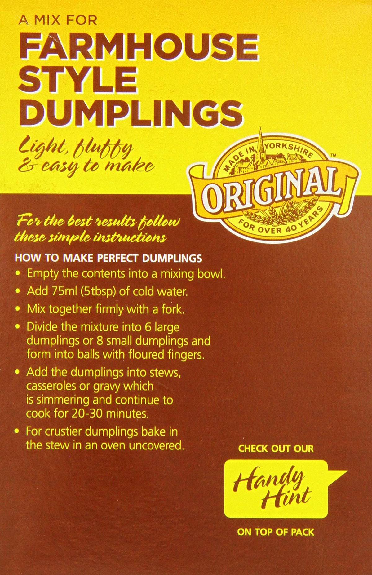 Goldenfry Farmhouse Style Dumpling Mix - 142g (Pack of 6) 3
