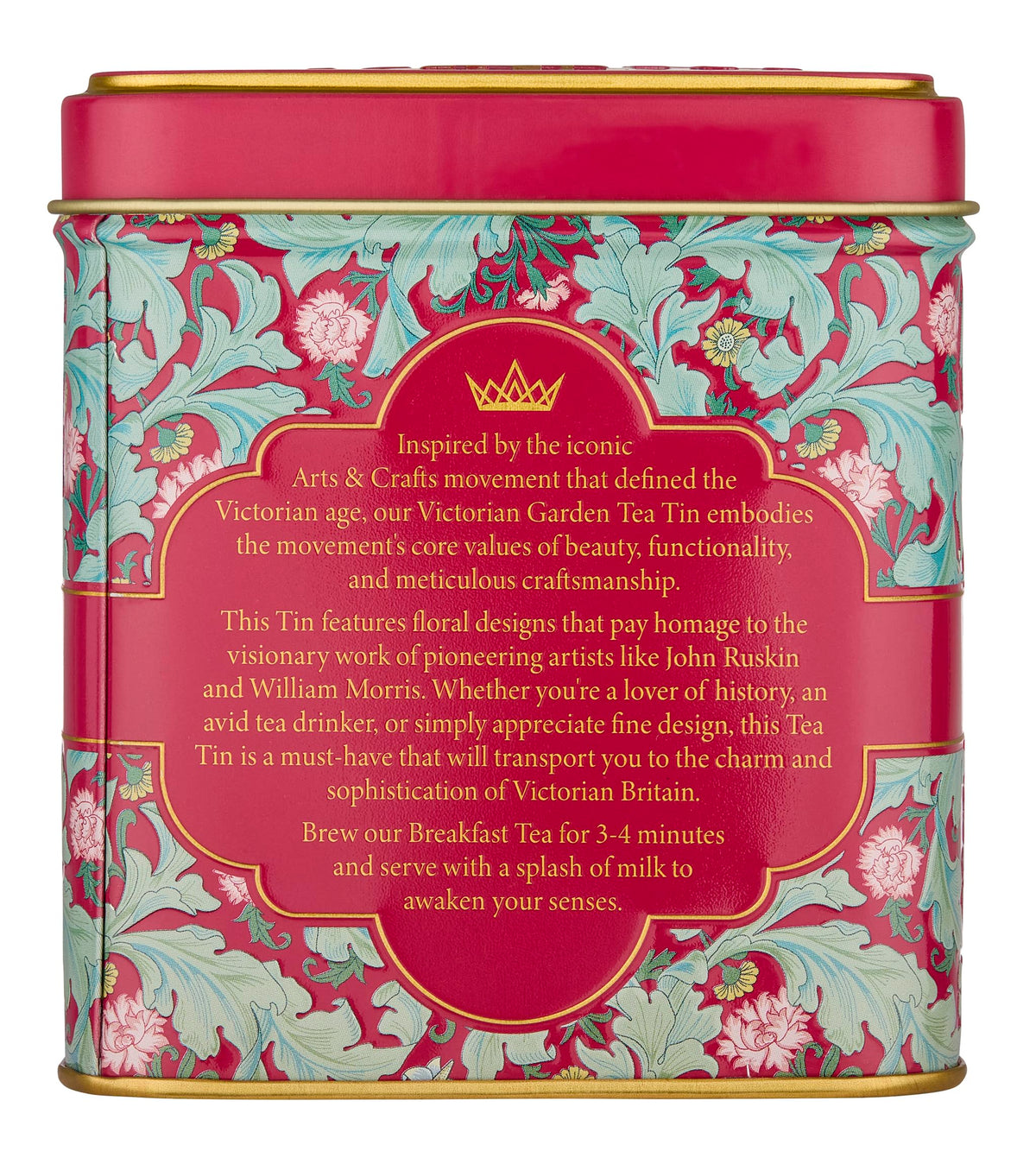 New English Teas Victorian Garden Tea Tin - 32 English Breakfast Teabags 6