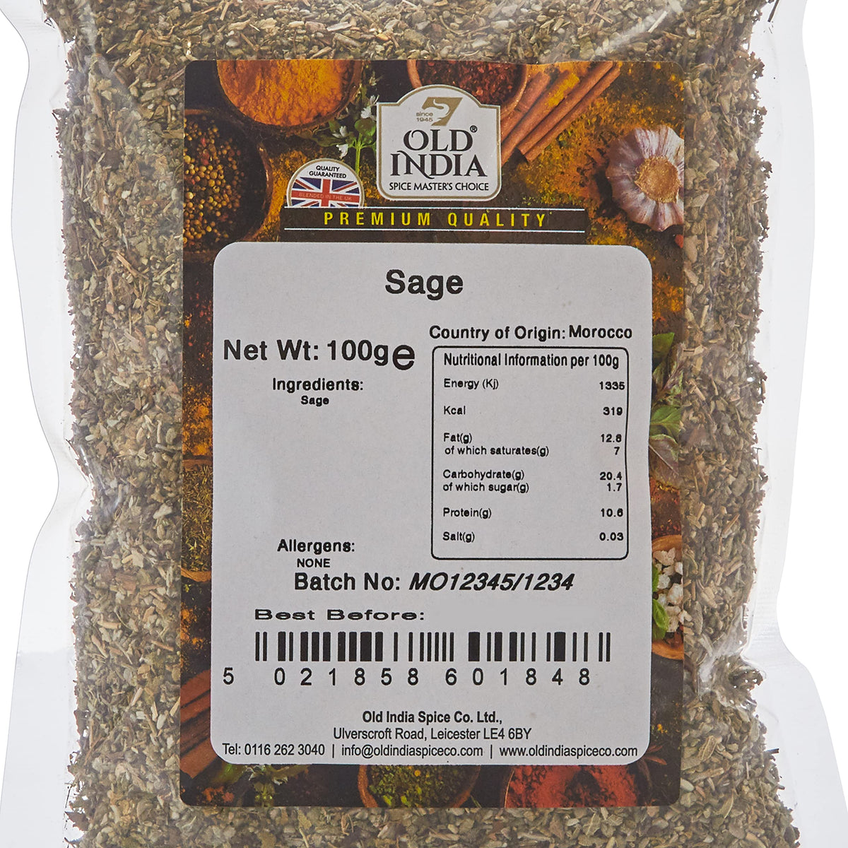 Old India Sage Leaf - 100g 2