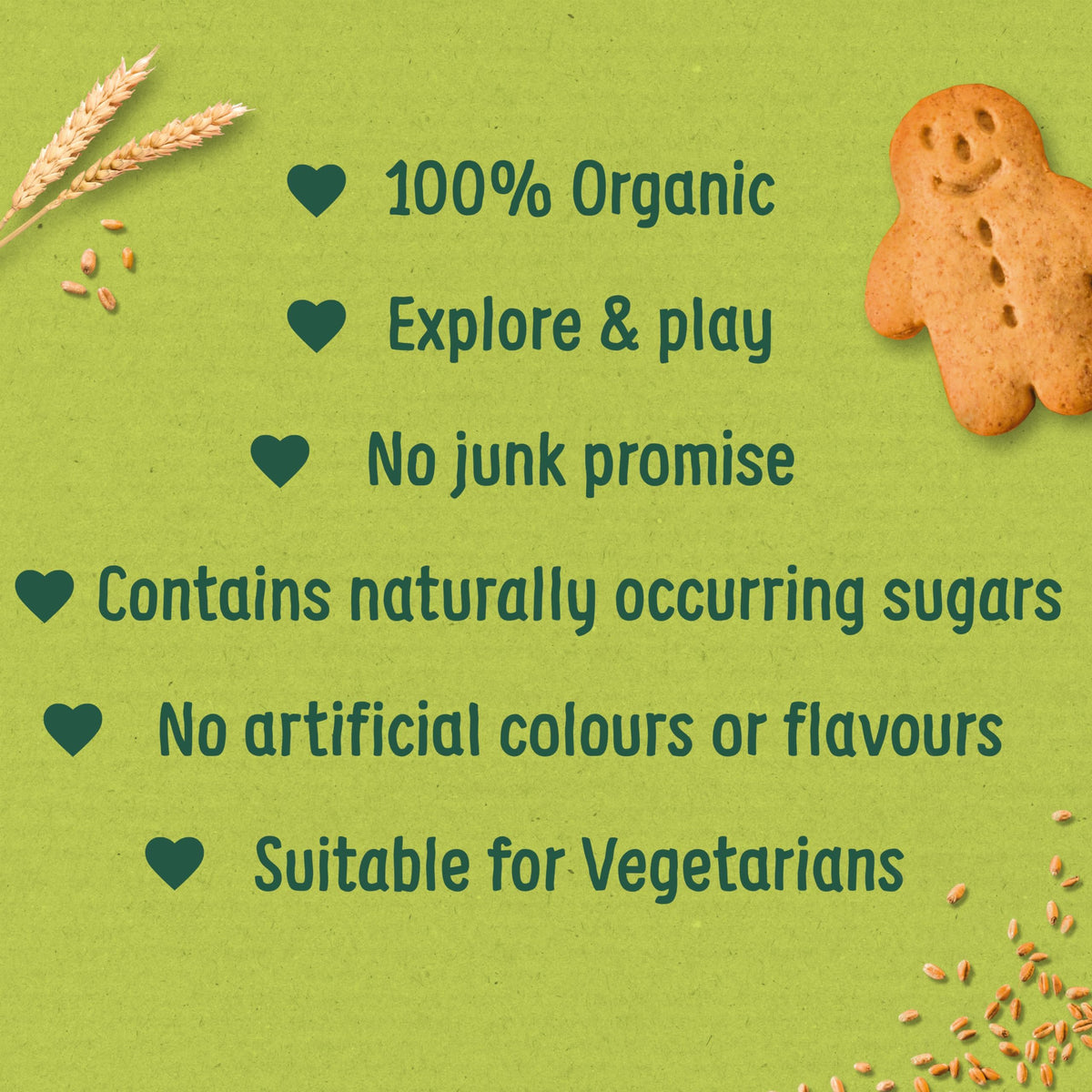 Organix Banana Bread Toddler Biscuits - Organic, Vegan Friendly, 135g (6-Pack) 4