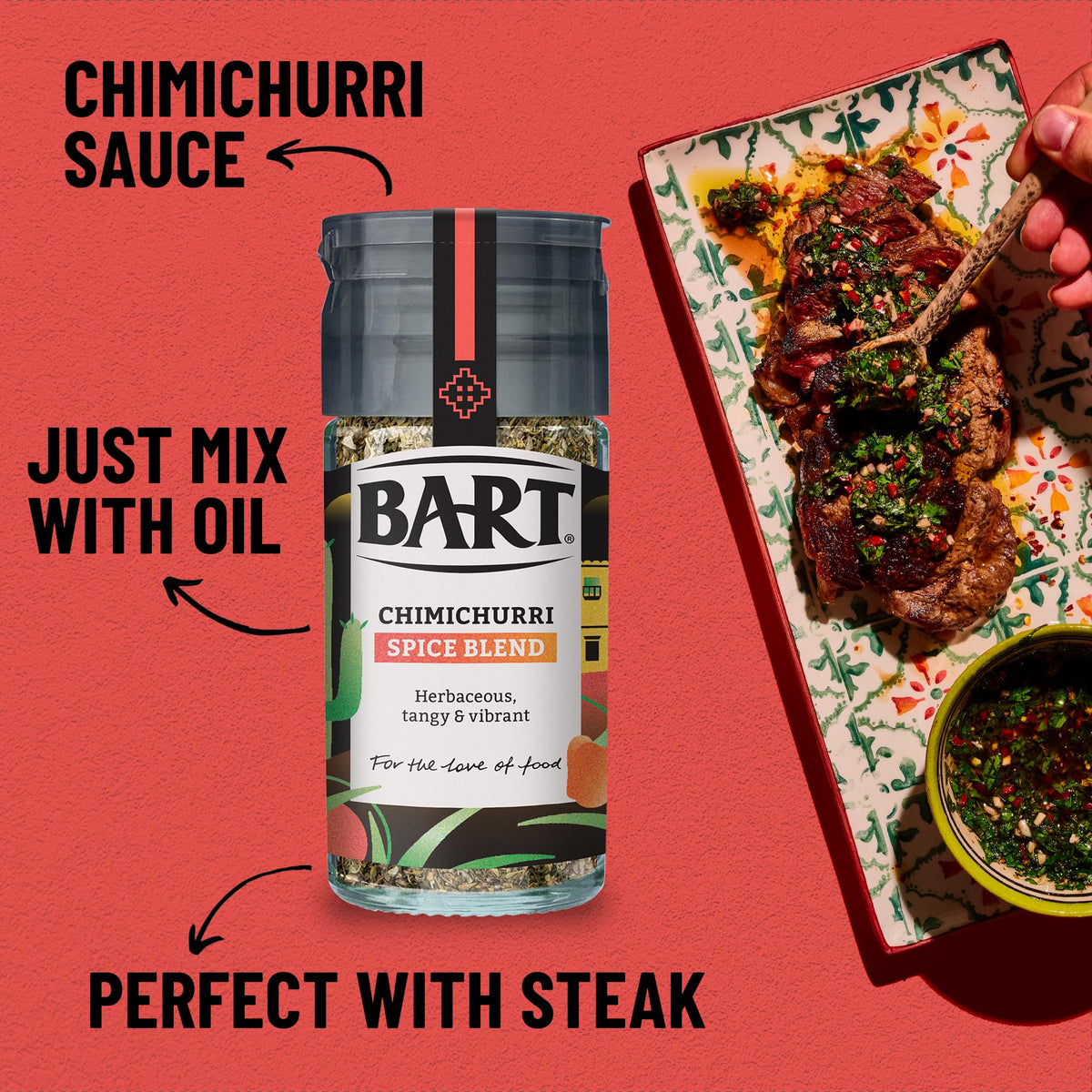 BART BBQ Seasoning Bundle - Harissa Paste, Jerk, Smoky BBQ, Cajun, Harissa, Chimichurri Spice Blends (Pack of 6) 4