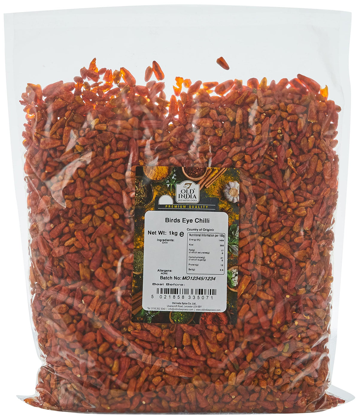 Old India Birds Eye Chilli Flakes - 1 kg 1