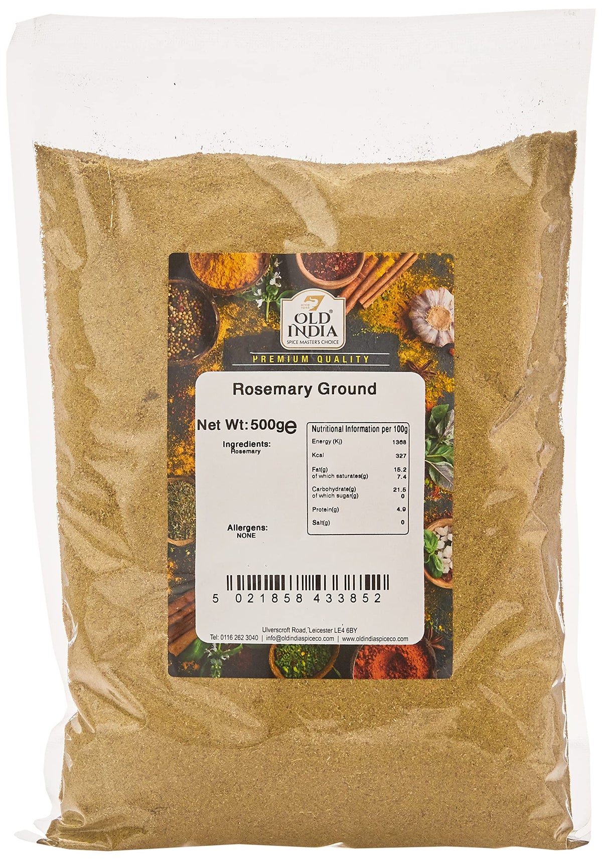 Old India Ground Rosemary - 100% Natural, Additive-Free | 500g 1