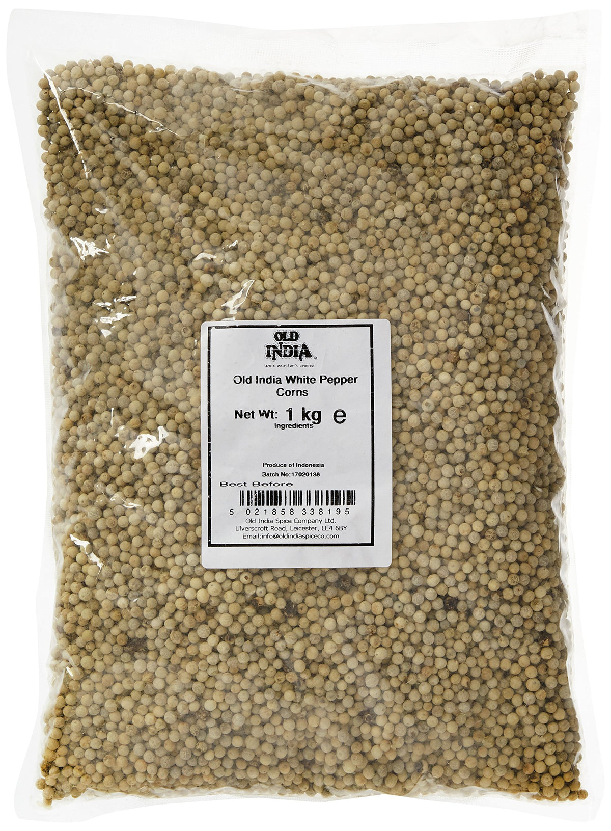 Old India White Peppercorns - 1 kg Dried Whole Spices 1