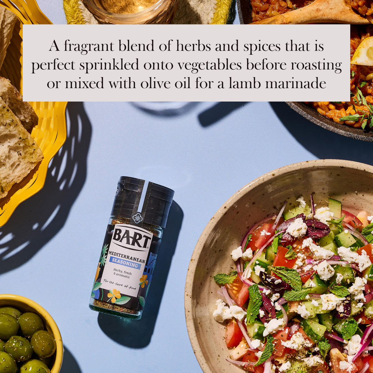 BART Mediterranean Seasoning Jar - 6 x 28g 3
