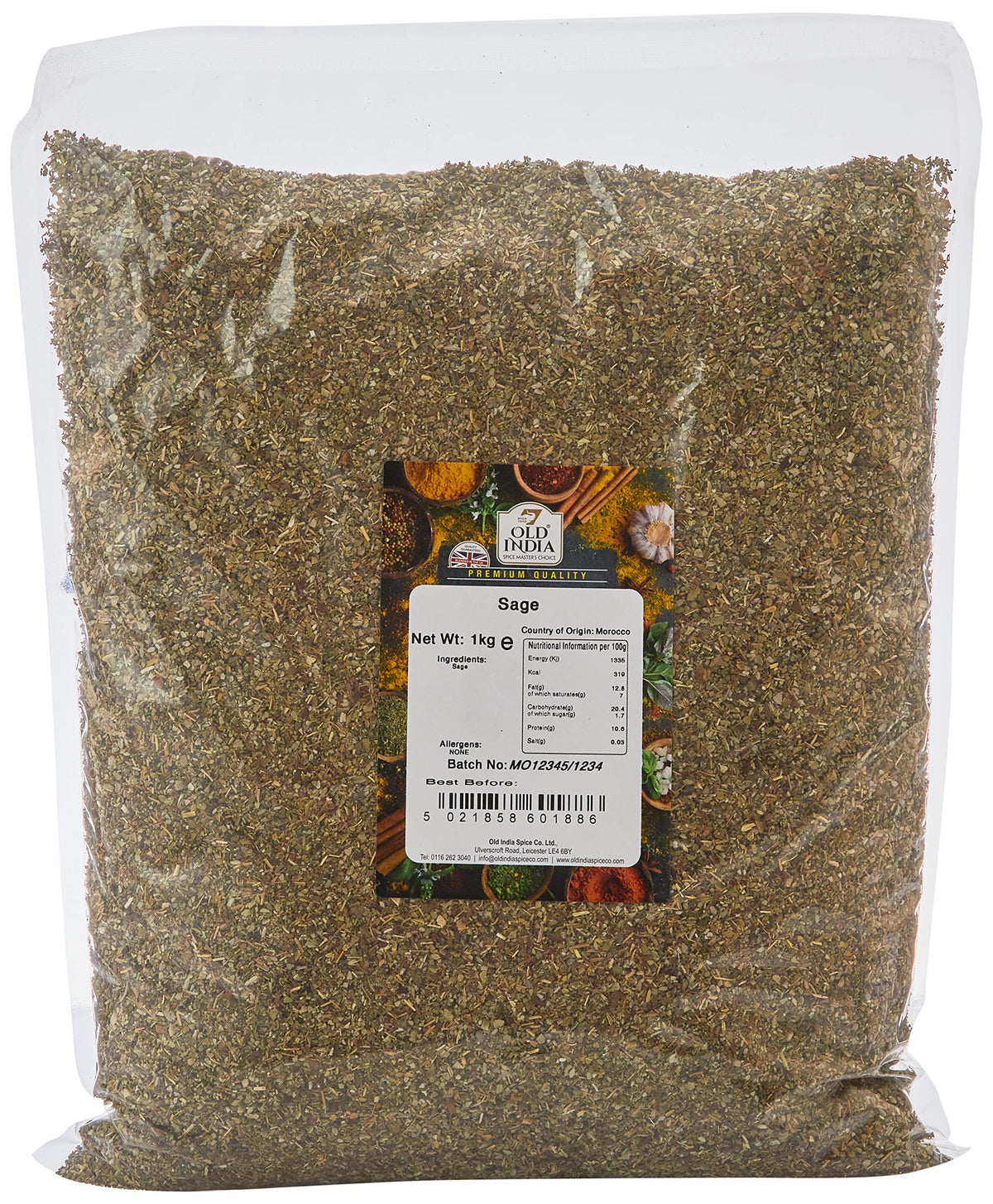 Old India Sage Leaf - 1kg 1