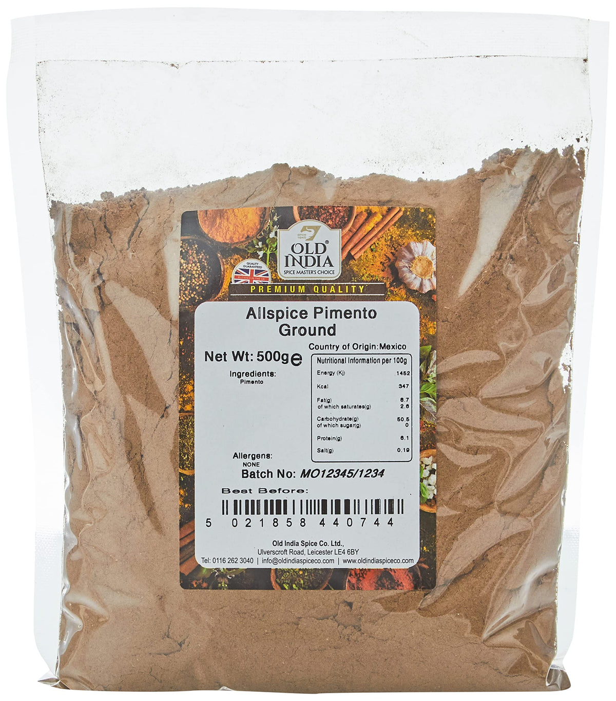 Old India Allspice Pimento Ground - 100% Natural, Additive-Free | 500g 1